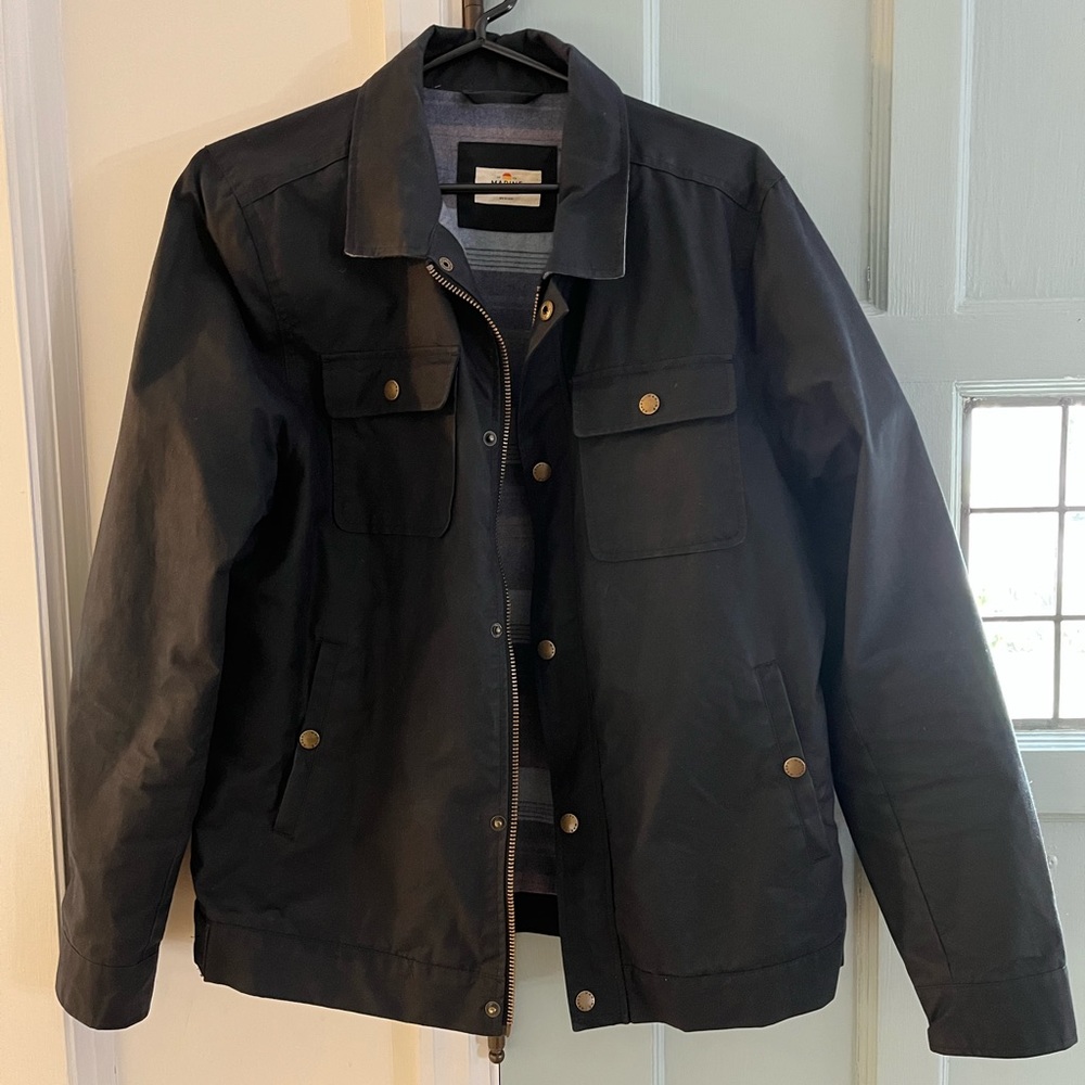 Wax field jacket by Marine Layer. Dark Navy. Medium